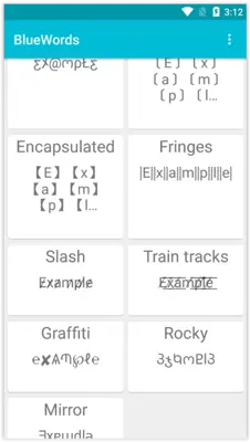BlueWords android App screenshot 5