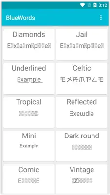 BlueWords android App screenshot 6